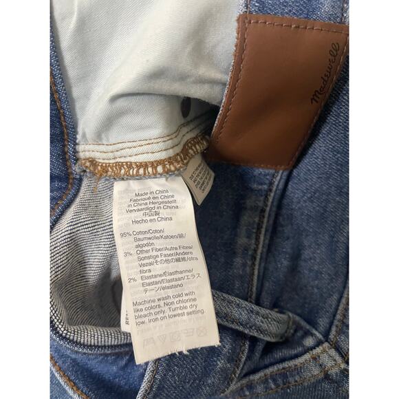 Madewell 9" High-Rise Skinny Jeans in Pearson Wash Women’s - Size 29 - Picture 5 of 8